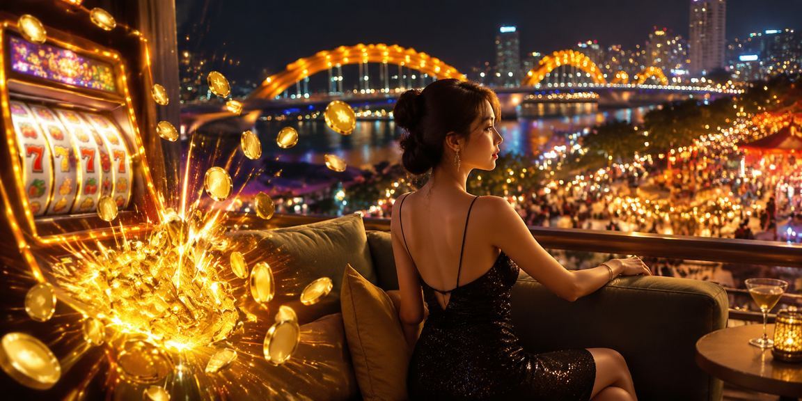 Chơi Slot game ban đêm tại chợ đêm Đà Nẵng với 549