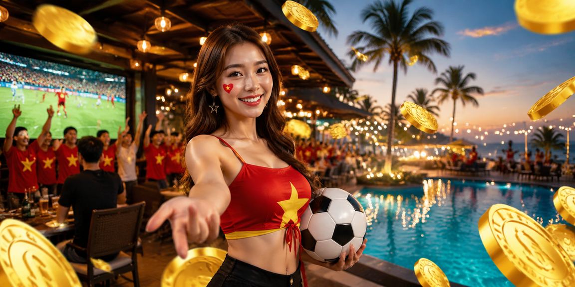 Khán giả theo dõi trận bóng đá tại Nha Trang trong không khí lễ hội sôi động