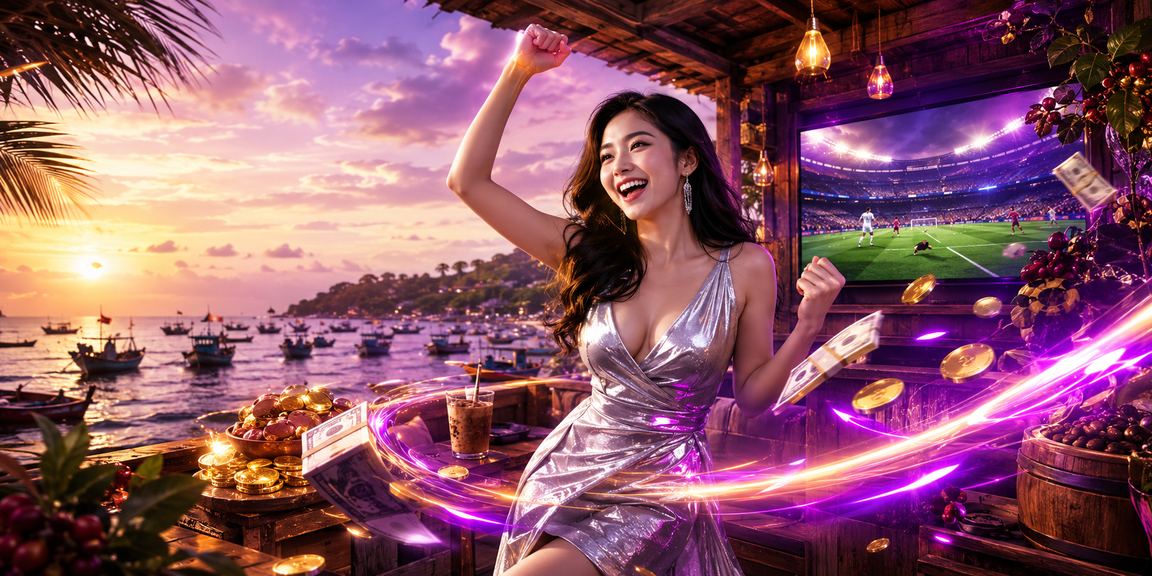 Giao diện slot jackpot trực tuyến tại Việt Nam hiển thị trên màn hình lớn tại sòng bài